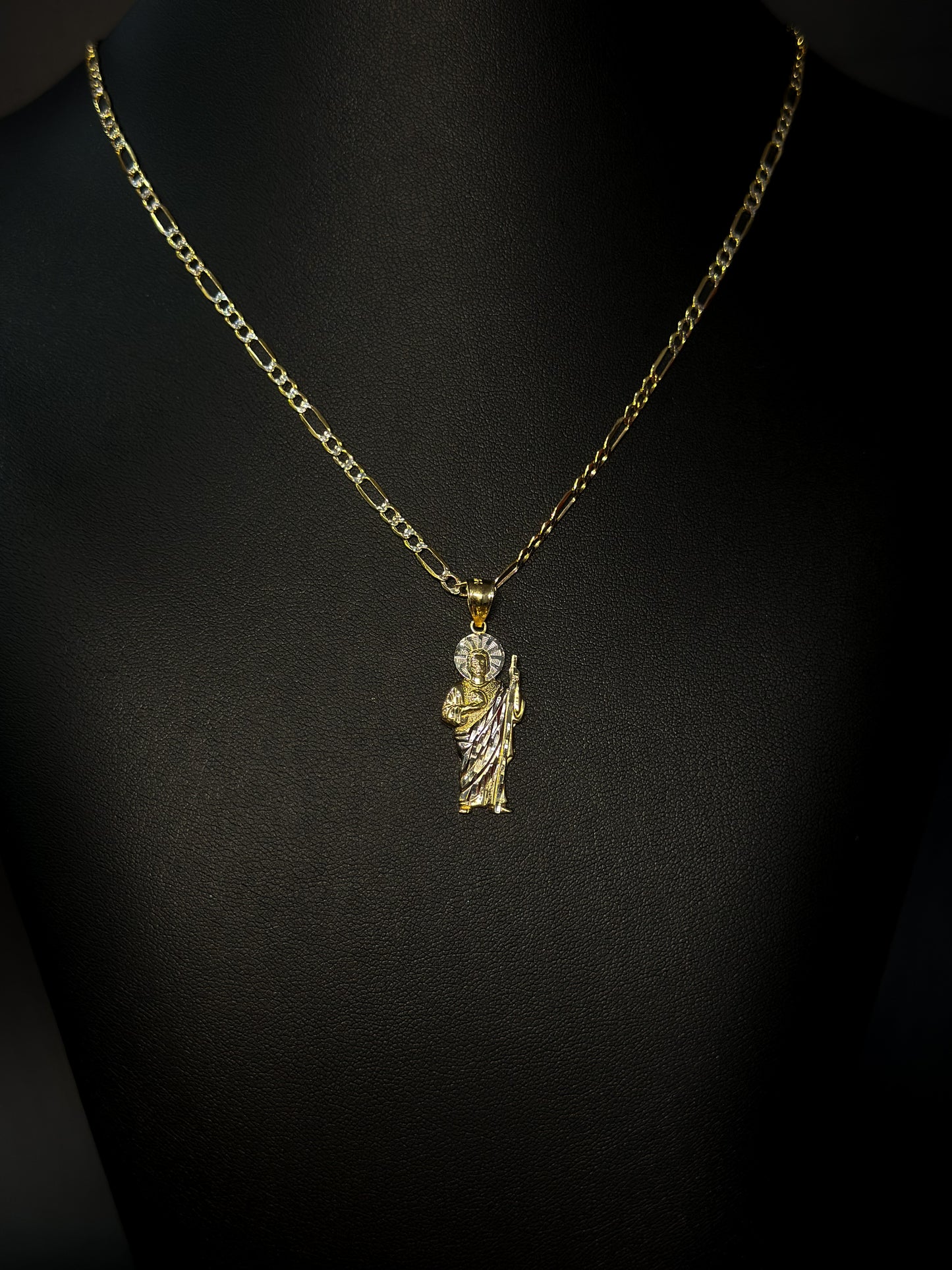 14KT 2-Tone San Judas Pendant