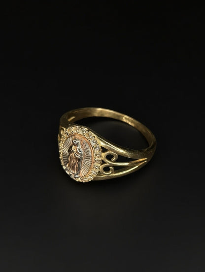 14KT Virgen de Guadalupe Ring (Women’s)