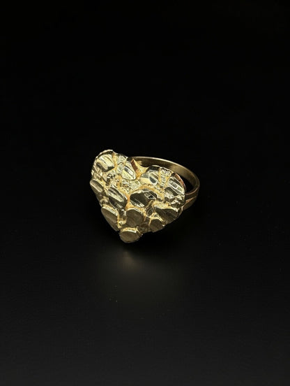 14KT Heart Nugget Ring (Women’s)