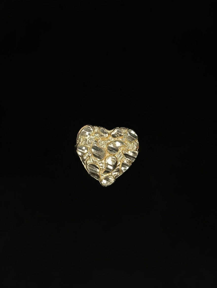 14KT Heart Nugget Ring (Women’s)