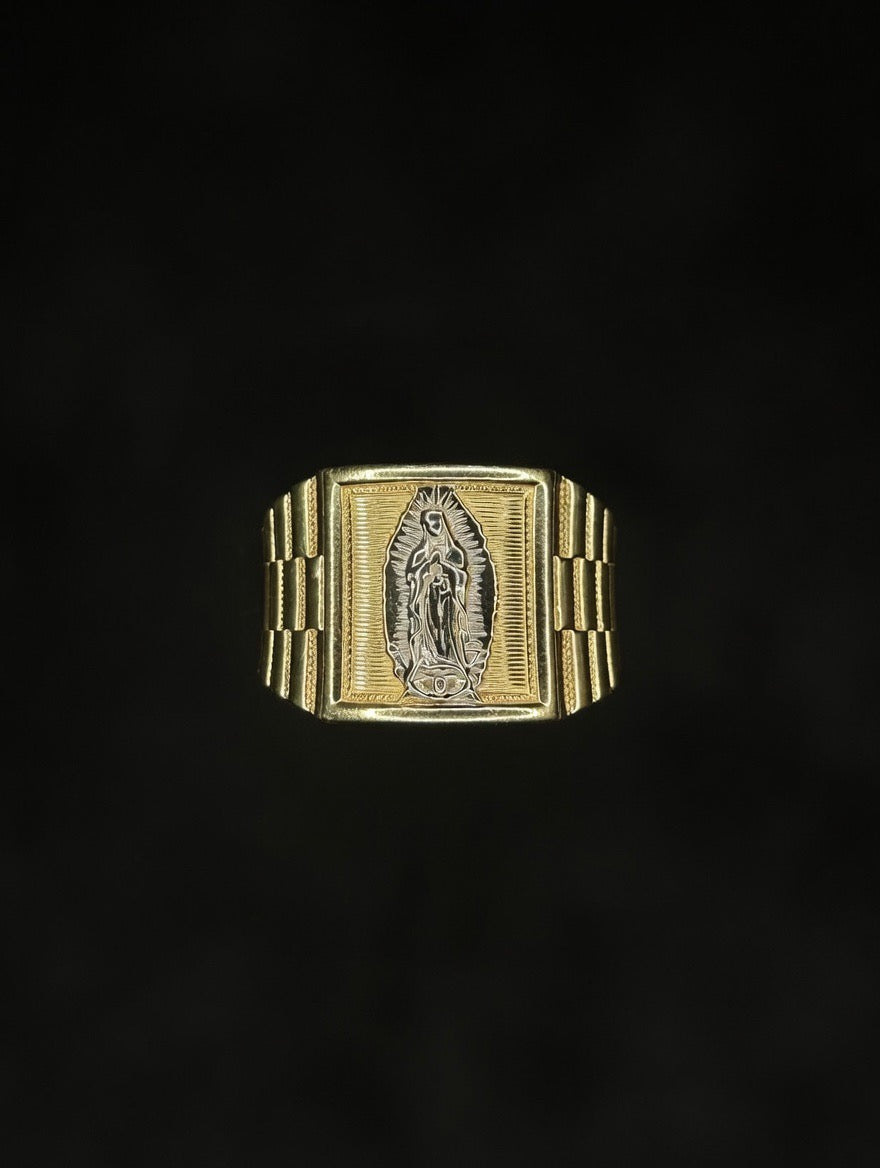 14KT Virgen de Guadalupe Ring (Men)