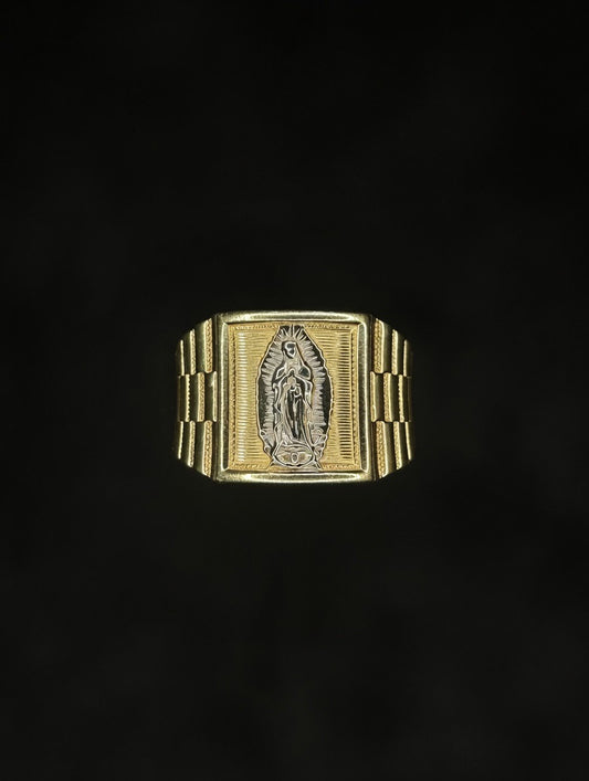14KT Virgen de Guadalupe Ring (Men)