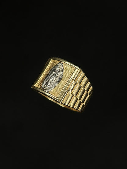 14KT Virgen de Guadalupe Ring (Men)