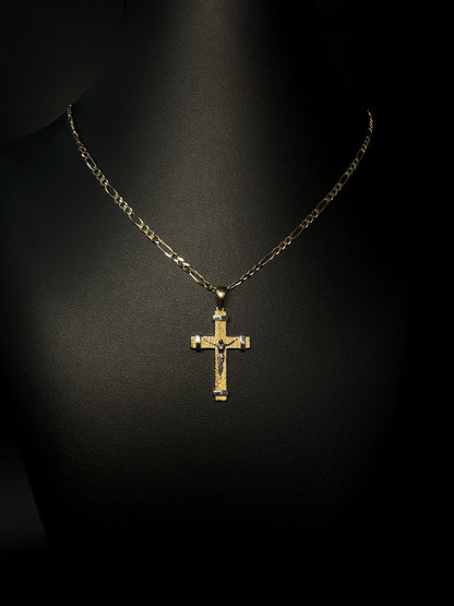 14KT Crucifix Cross Pendant