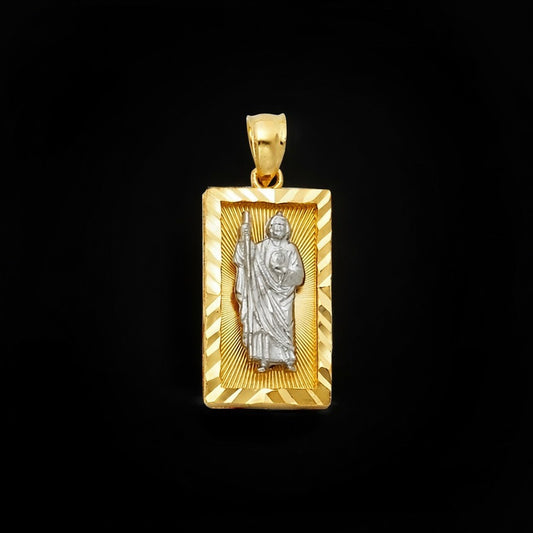 14KT 2-Tone San Judas Pendant